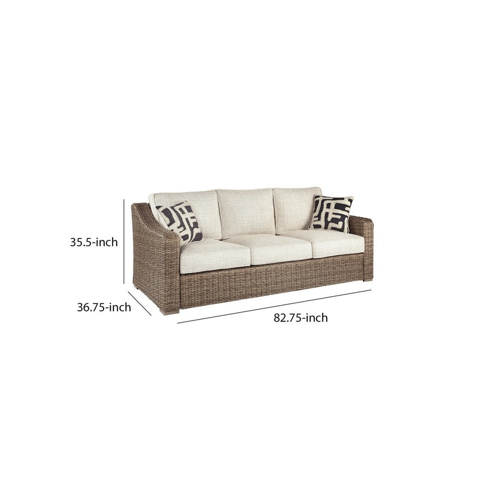 Ashley Beachcroft Sofa with Cushion | Outdoor | Light Door
